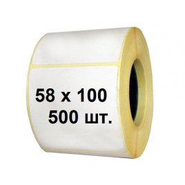 Термоэтикетка 58х100 (500 шт.)